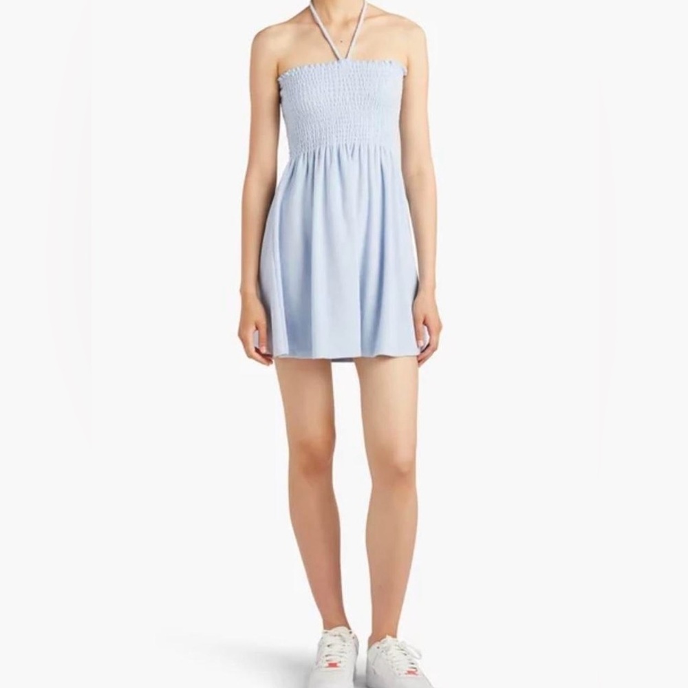 Hill House Home Roxie Light Blue Strapless Dress XL